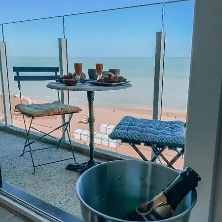 Genieten De Vlaamse Kust Met Prachtig Zeezicht 公寓 *