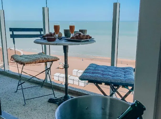 Genieten De Vlaamse Kust Met Prachtig Zeezicht Lägenhet *