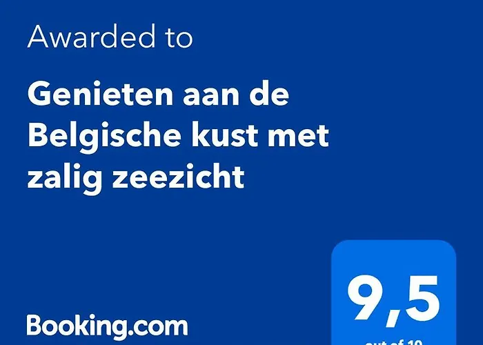 Lägenhet Genieten De Vlaamse Kust Met Prachtig Zeezicht